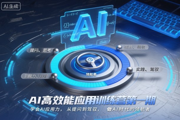 AI高效能应用训练营第一期，学会AI应用力，从提问到驾驭，做AI时代的领航者(更新)-个创网云网创