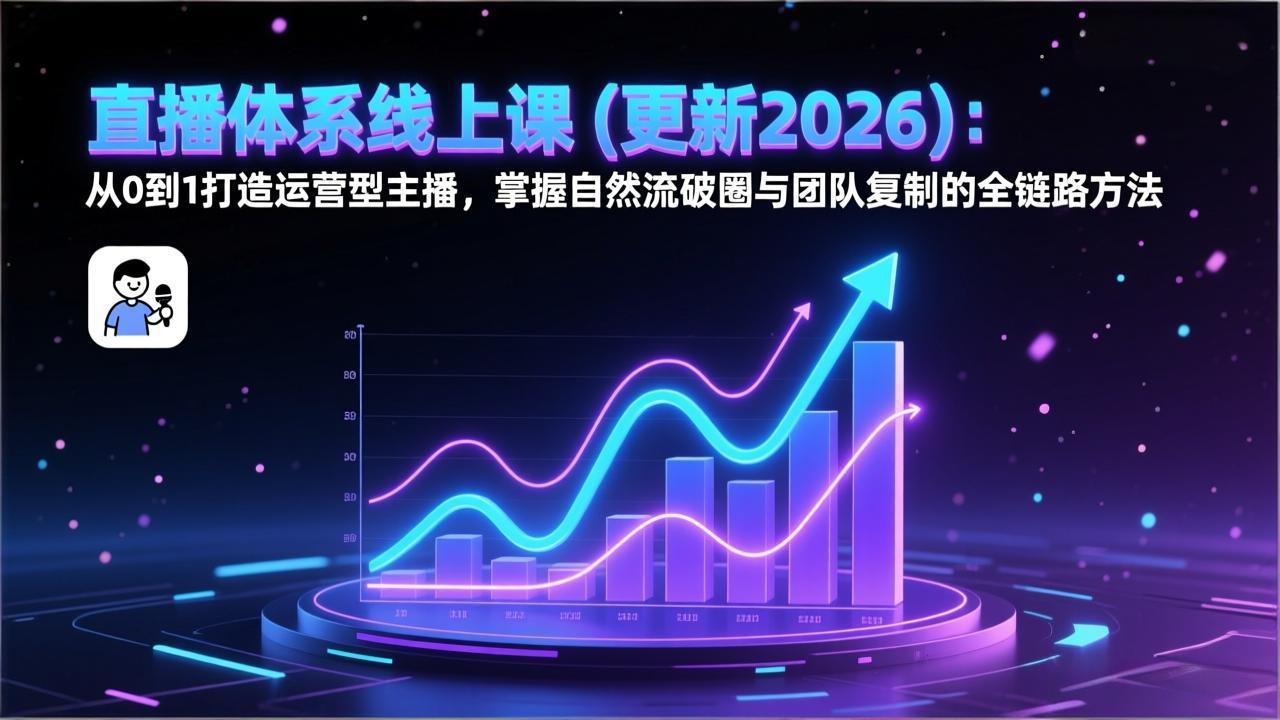 直播体系线上课(更新2026-个创网云网创