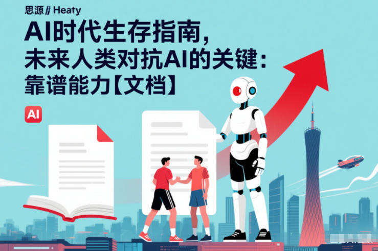 AI时代生存指南，未来人类对抗AI的关键：靠谱能力【文档】-个创网云网创