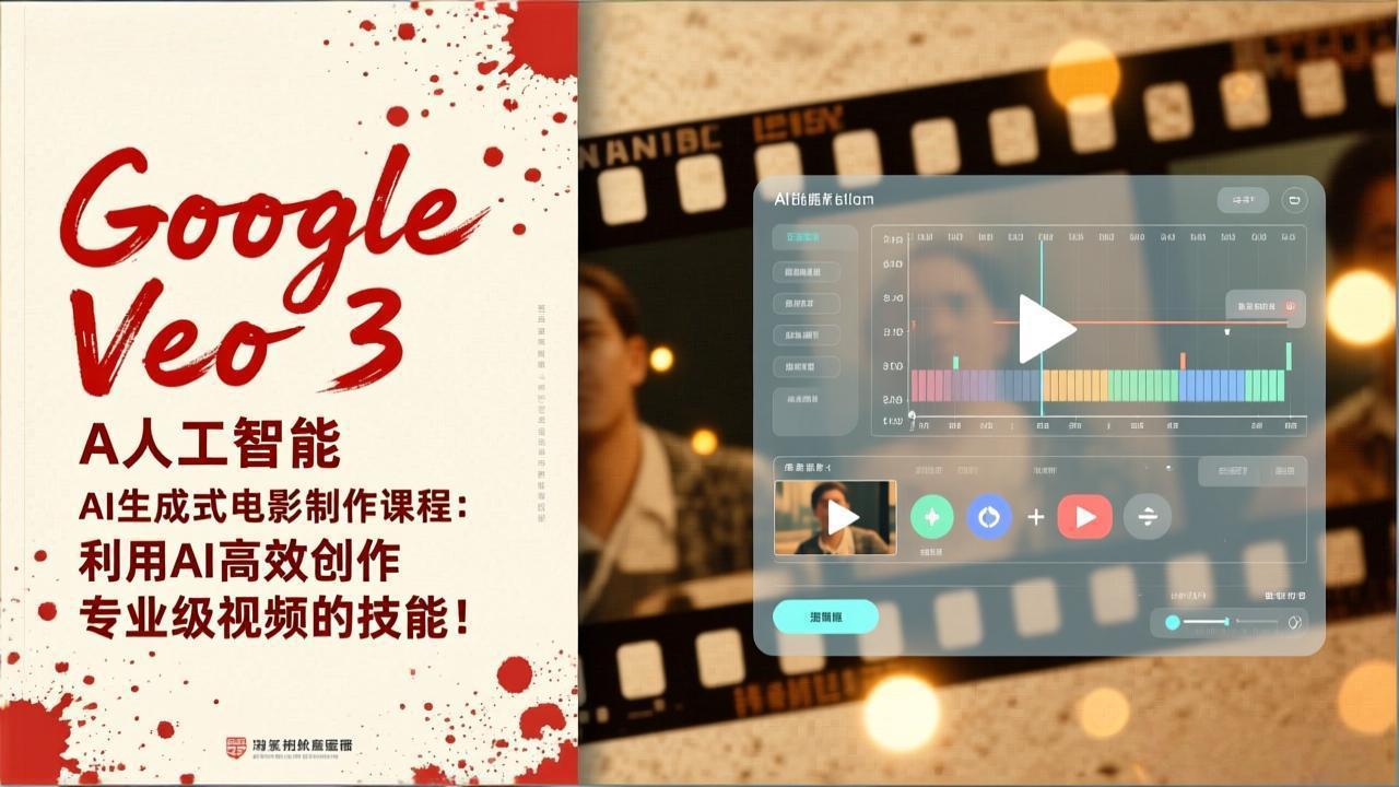 Google Veo 3人工智能AI生成式电影制作课程：利用AI高效创作专业级视频的技能！-个创网云网创