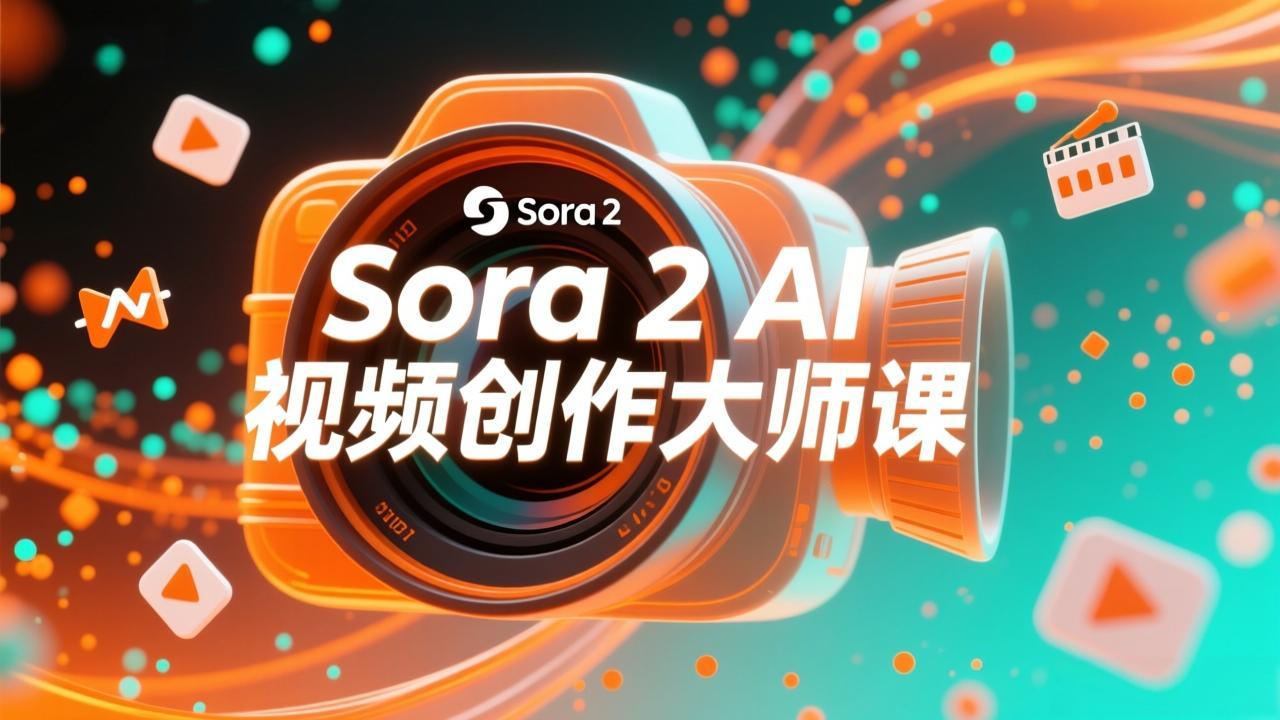 如何利用Sora 2创建流行AI人工智能视频大师班教程：掌握创作全流程，产出百万播放内容-个创网云网创