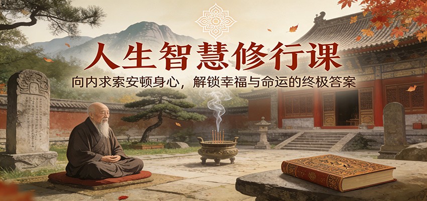 人生智慧修行课：向内求索安顿身心，解锁幸福与命运的终极答案-个创网云网创