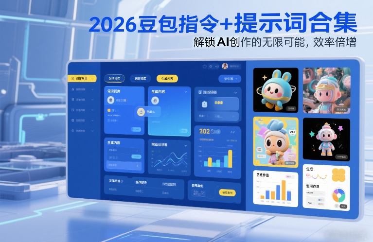 2026豆包指令+提示词合集，解锁AI创作的无限可能，效率倍增-个创网云网创