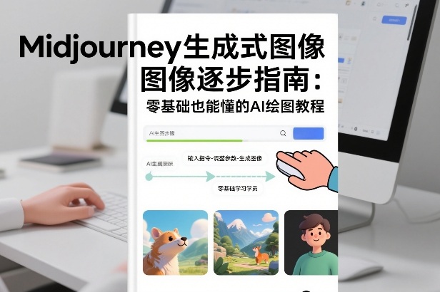 Midjourney生成式图像逐步指南：零基础也能懂的AI绘图教程-个创网云网创